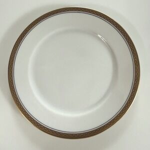 Vintage H&C Selb Heinrich Greece Key Gold Trim Salad Plate 6.25" Germany‎